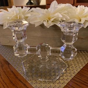 Beautiful Lead Crystal Candle Holder